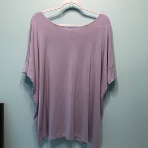 Lavender piko blouse